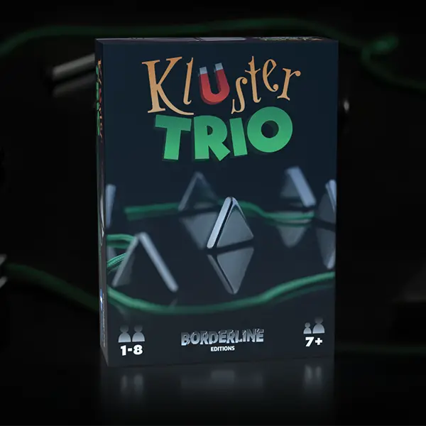 Kluster Trio - Das anziehende Magnetspiel jetzt mit Dreieck-Steinen