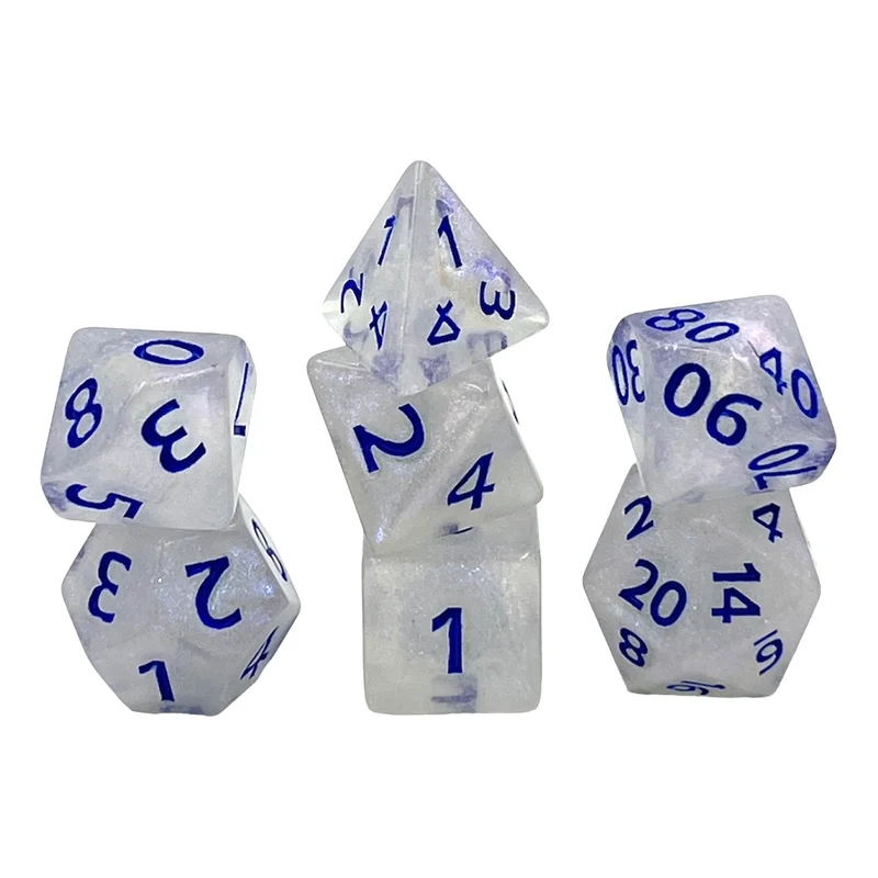 7-teiliges RPG Würfelset Galaxy: Frosted Polar Crush
