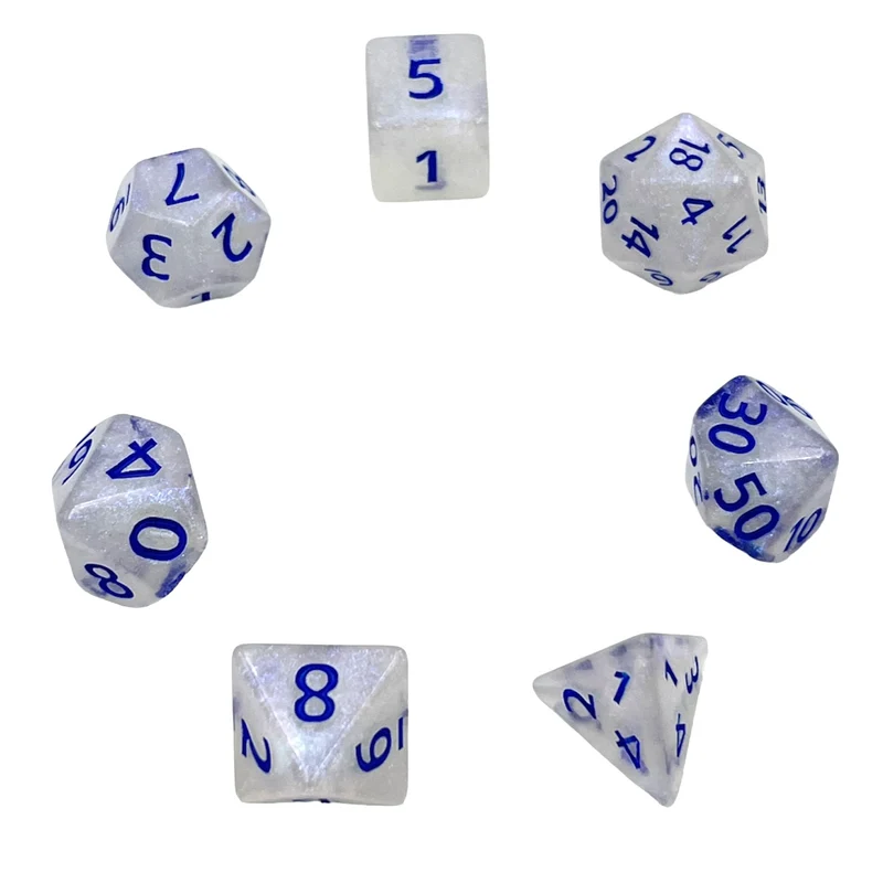 7-teiliges RPG Würfelset Galaxy: Frosted Polar Crush