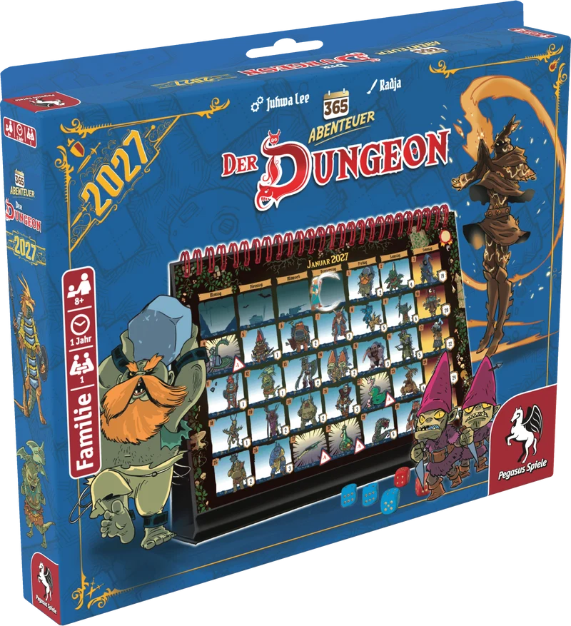 365 Abenteuer – Der Dungeon [Kalender Edition 2027], deutsch