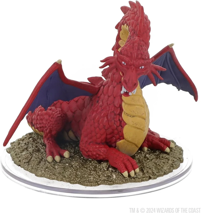 D&D Icons of the Realms: 50th Anniversary - Classic Red Dragon Miniature