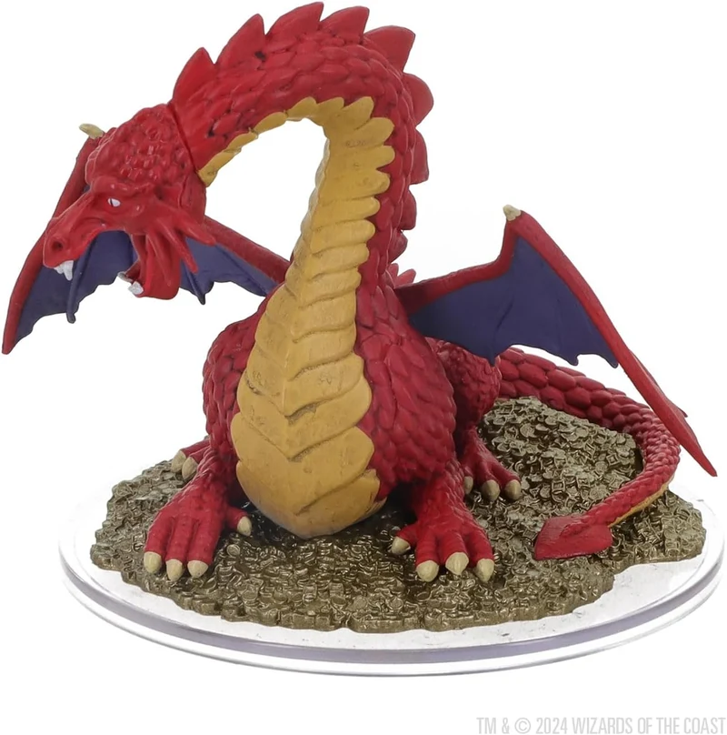 D&D Icons of the Realms: 50th Anniversary - Classic Red Dragon Miniature