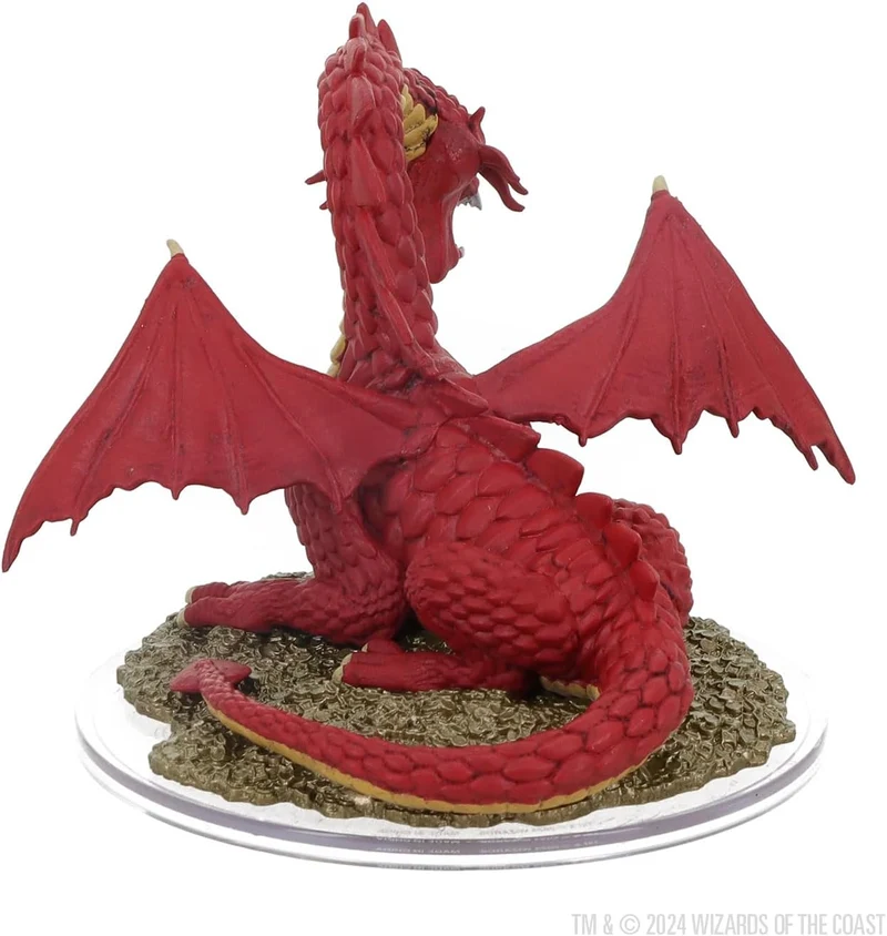 D&D Icons of the Realms: 50th Anniversary - Classic Red Dragon Miniature