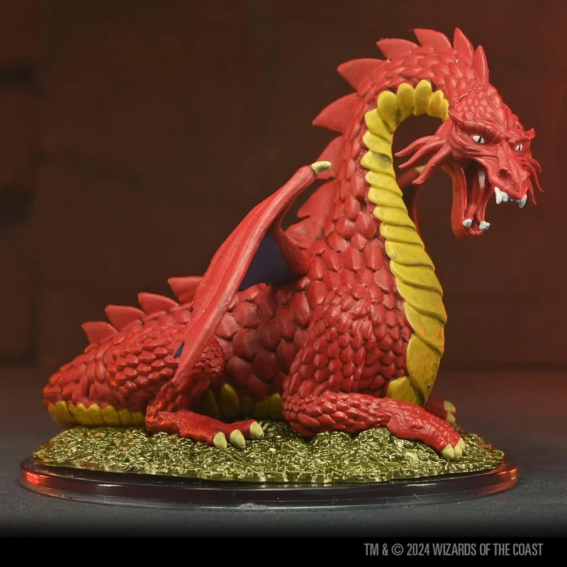 D&D Icons of the Realms: 50th Anniversary - Classic Red Dragon Miniature