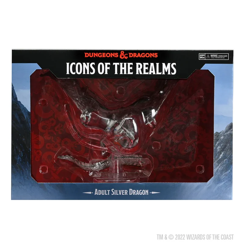D&D Icons of the Realms – Adult Silver Dragon