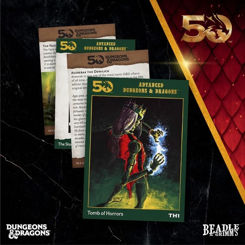 D&D – Classic Module Würfelset: Tomb of Horrors (50th Anniversary)