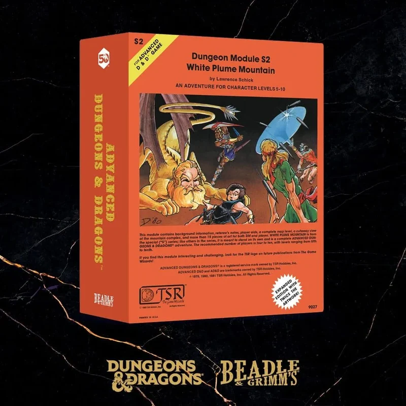 D&D – Classic Module Würfelset: White Plume Mountain (50th Anniversary)