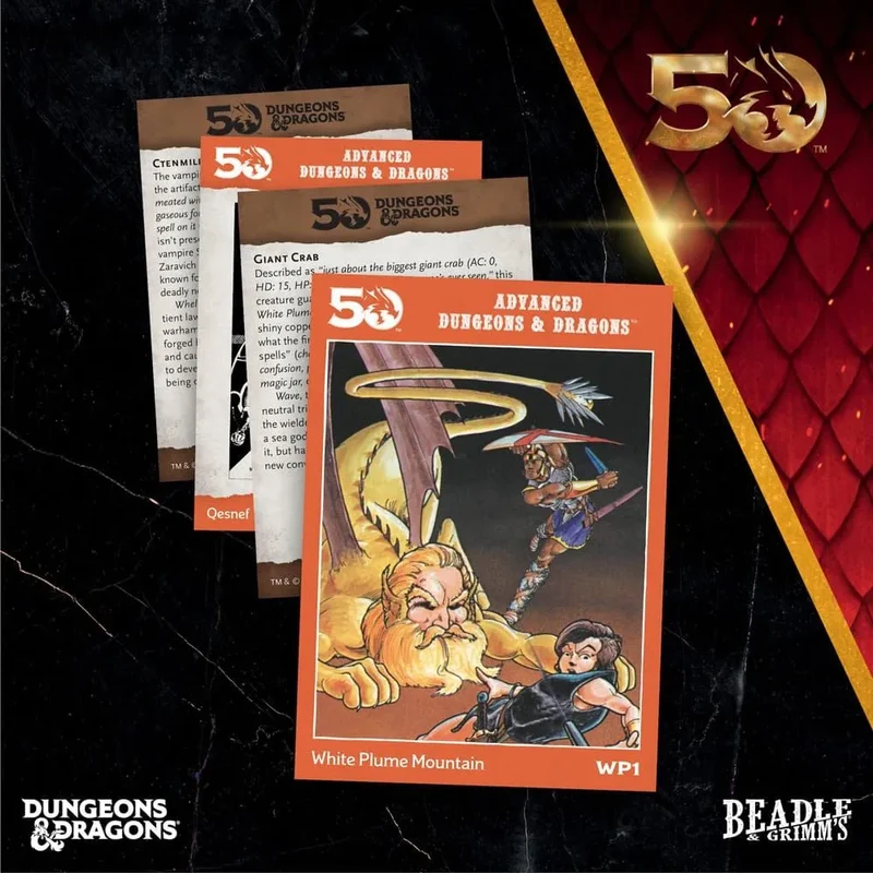 D&D – Classic Module Würfelset: White Plume Mountain (50th Anniversary)