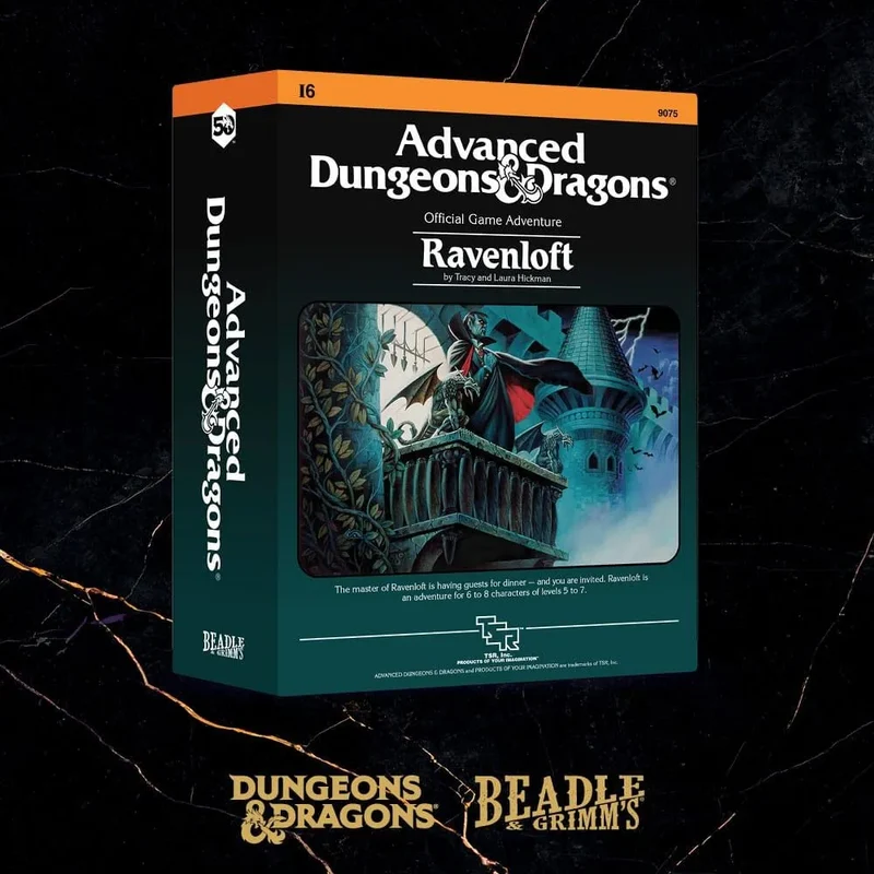 D&D – Classic Module Würfelset: Ravenloft (50th Anniversary)