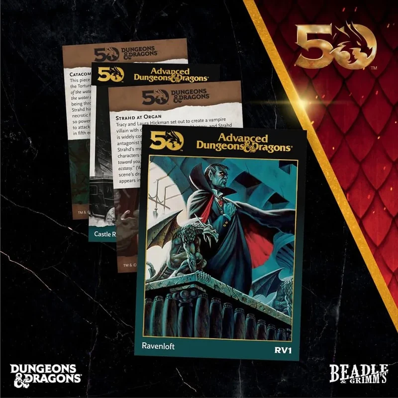 D&D – Classic Module Würfelset: Ravenloft (50th Anniversary)