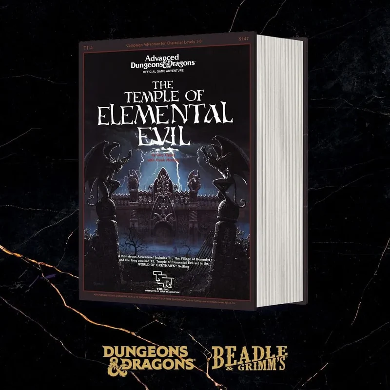 D&D – Classic Module Würfelset: The Temple of Elemental Evil (50th Anniversary)