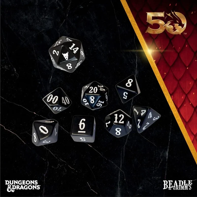 D&D – Classic Module Würfelset: The Temple of Elemental Evil (50th Anniversary)