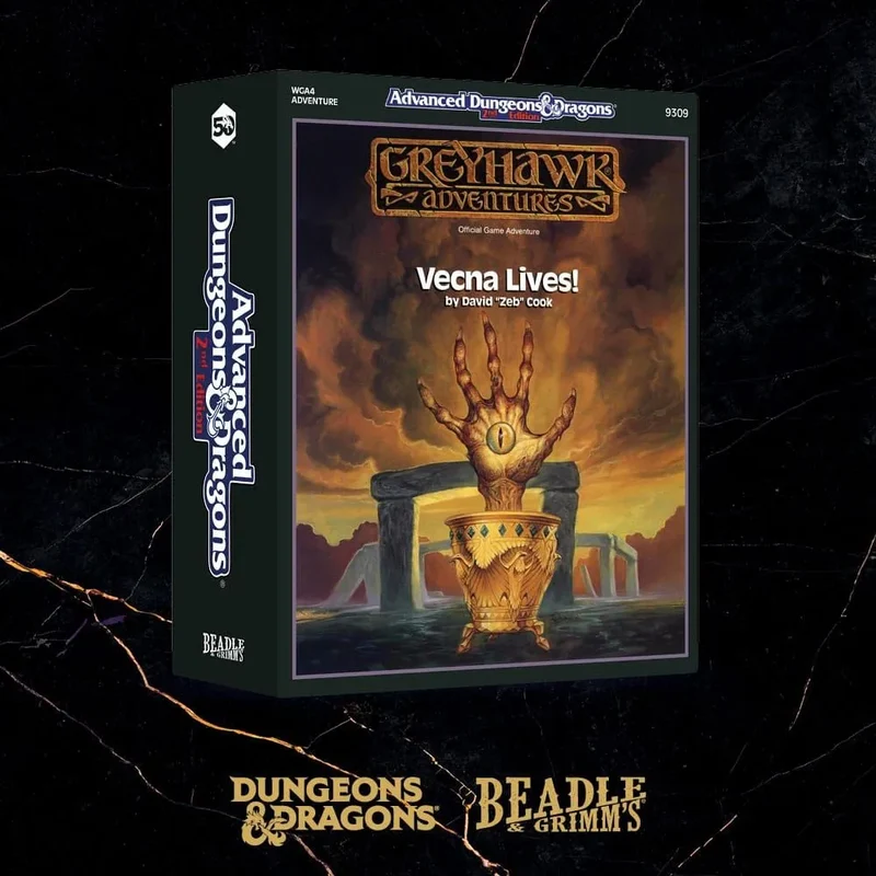 D&D – Classic Module Würfelset: Vecna Lives! (50th Anniversary)