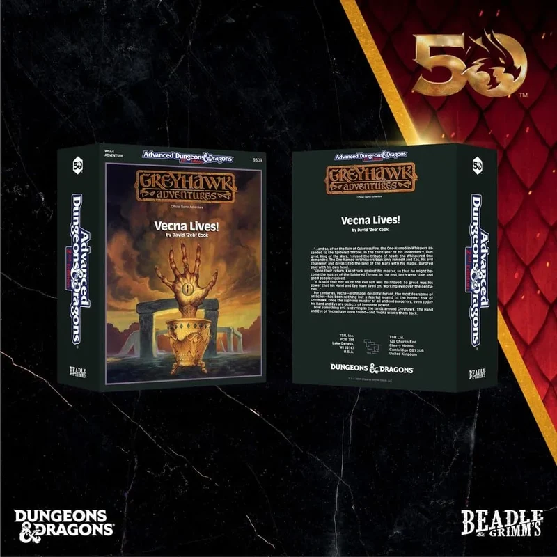 D&D – Classic Module Würfelset: Vecna Lives! (50th Anniversary)