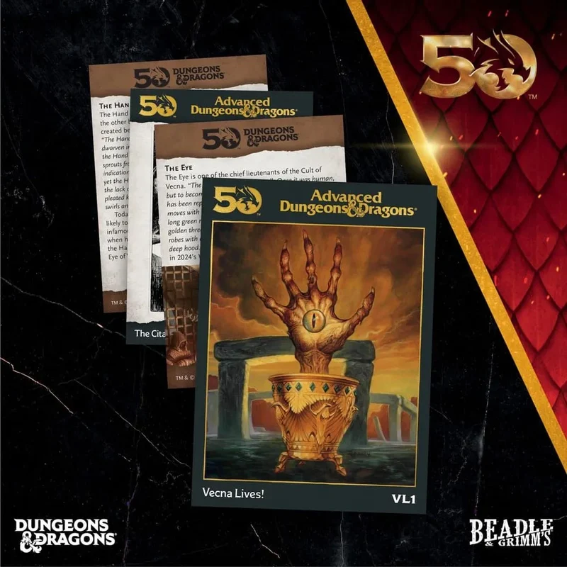 D&D – Classic Module Würfelset: Vecna Lives! (50th Anniversary)
