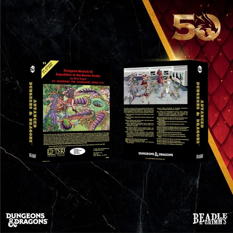D&D – Classic Module Würfelset: Expedition to the Barrier Peaks (50th Anniversary)