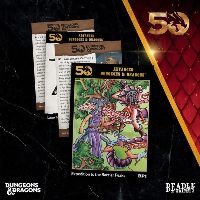 D&D – Classic Module Würfelset: Expedition to the Barrier Peaks (50th Anniversary)