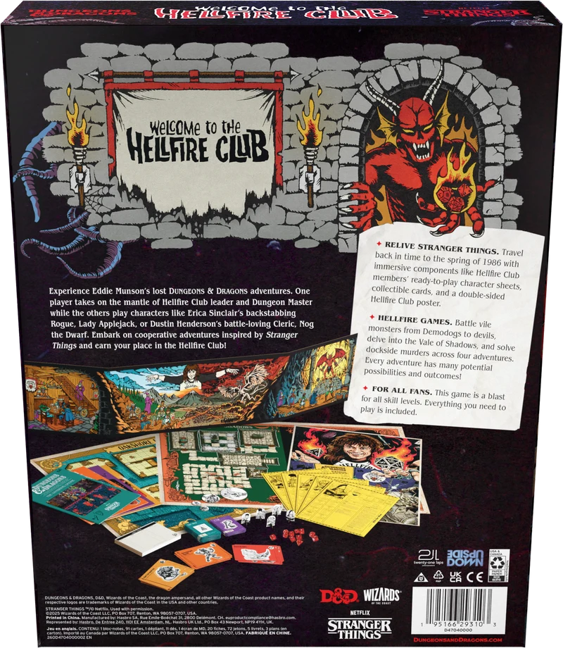 D&D Stranger Things Welcome to the Hellfire Club - EN