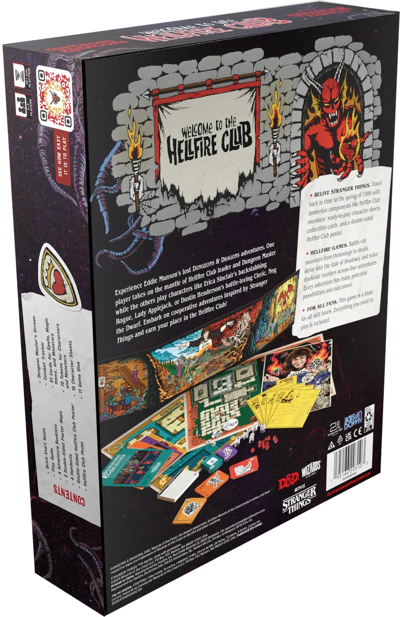 D&D Stranger Things Welcome to the Hellfire Club - EN
