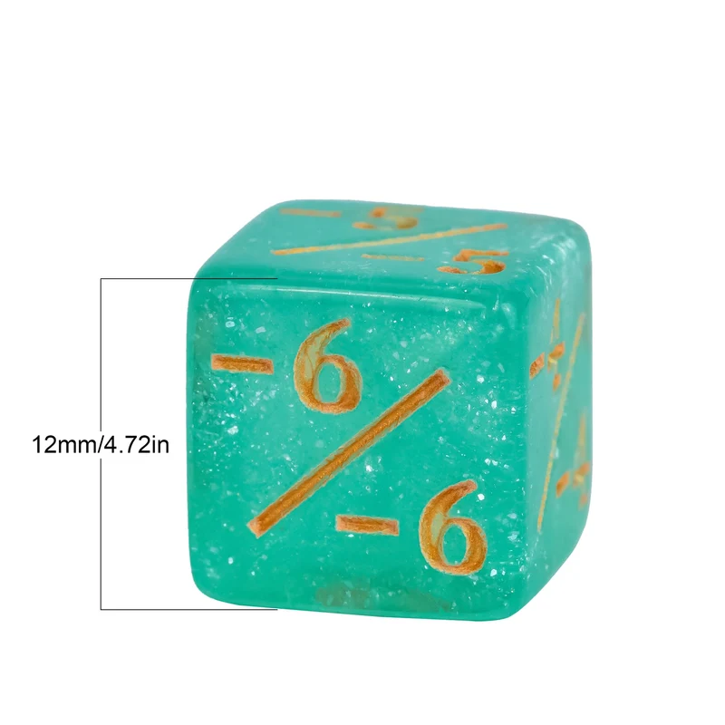 Galaxy Mini Counter-Würfel Negativ (12 mm)