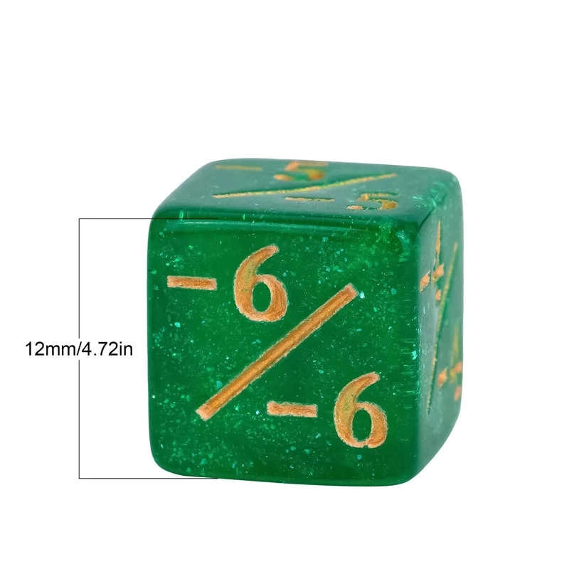 Galaxy Mini Counter-Würfel Negativ (12 mm)