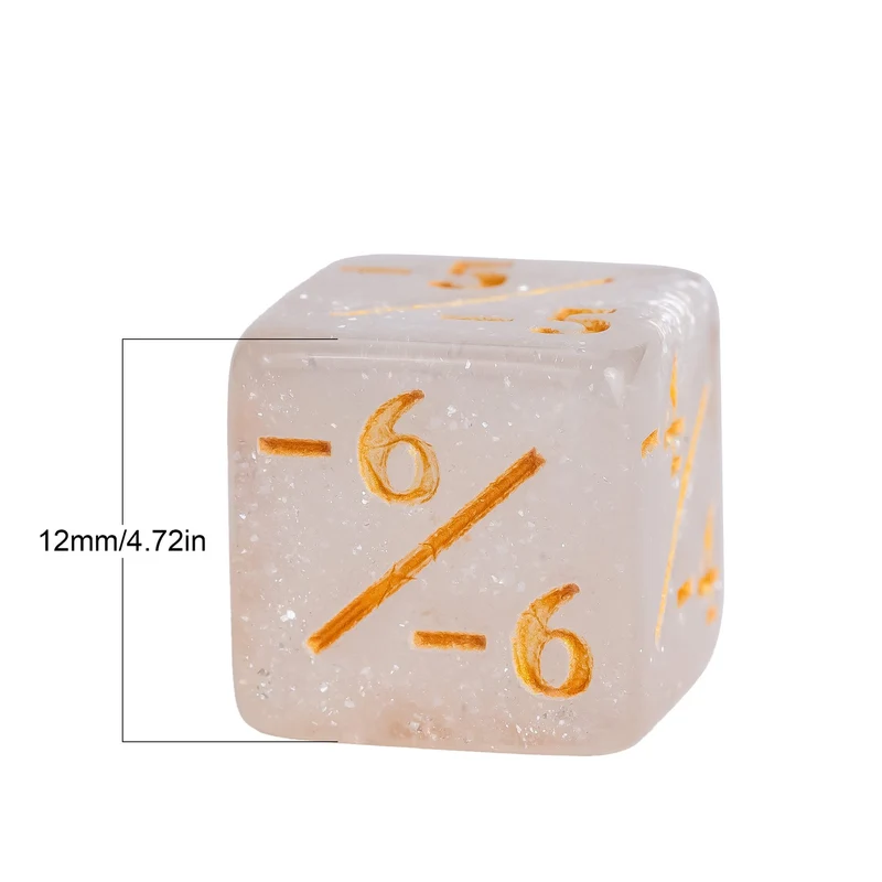 Galaxy Mini Counter-Würfel Negativ (12 mm)