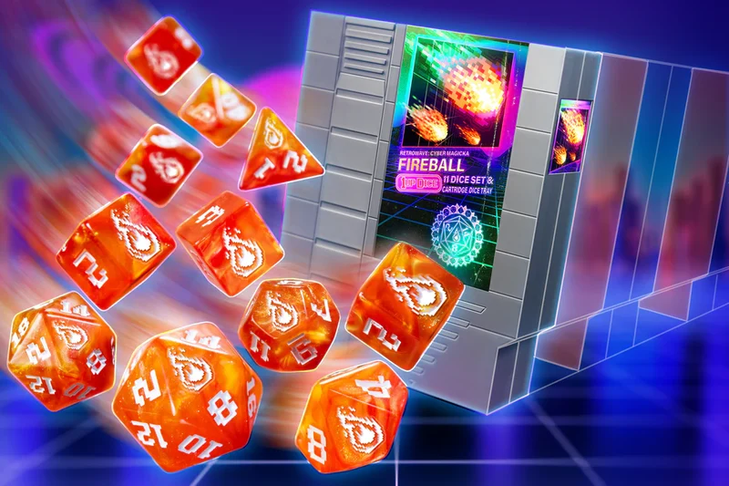 1UP-Dice: Fireball Set