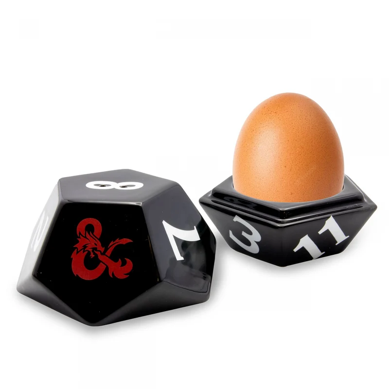 D&D - D20 Würfel Eierbecher und Salzstreuer