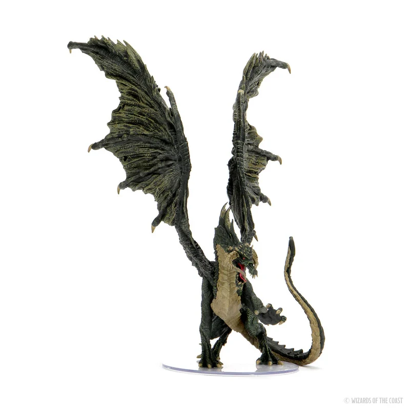 D&D Icons of the Realms: Adult Black Dragon Premium Figure