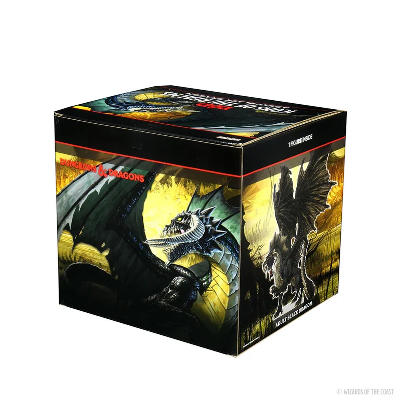 D&D Icons of the Realms: Adult Black Dragon Premium Figure