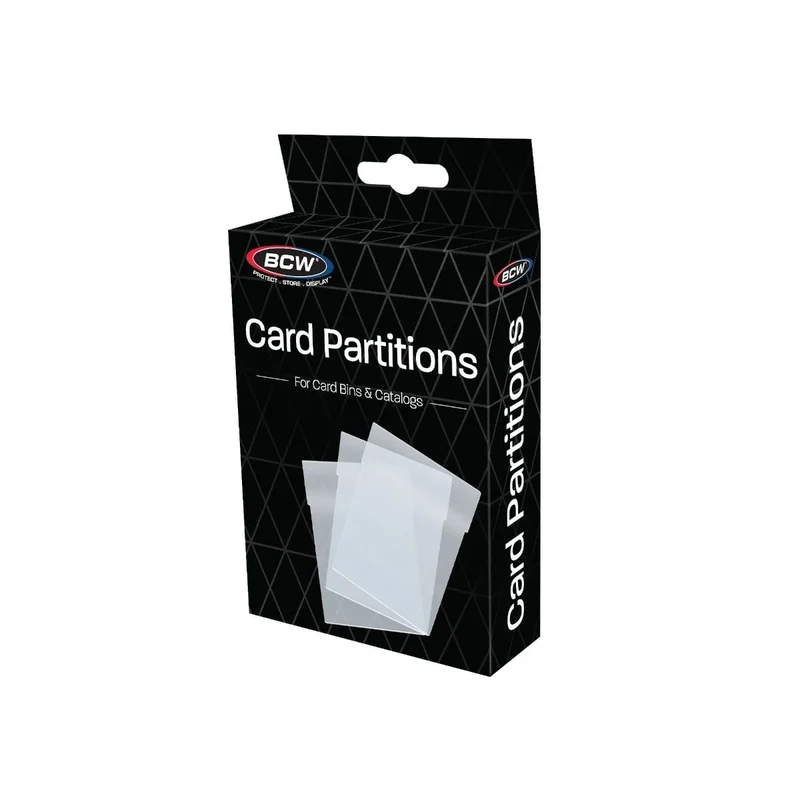 BCW Card Partitions – Clear (12 Stück)