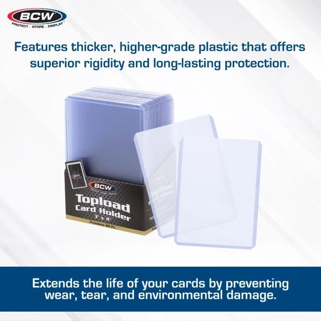 BCW Premium 3x4 Topload Card Holder
