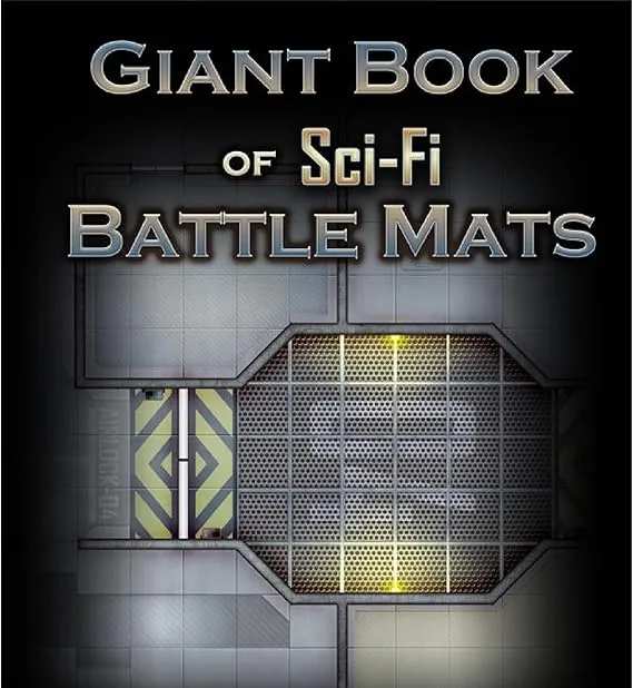 The Giant Book of Sci-Fi Battle Mats - EN