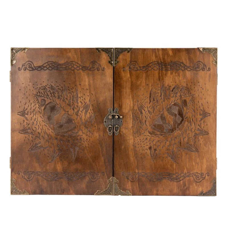 Holz-Spielleiterschirm "Dragon's Gaze"