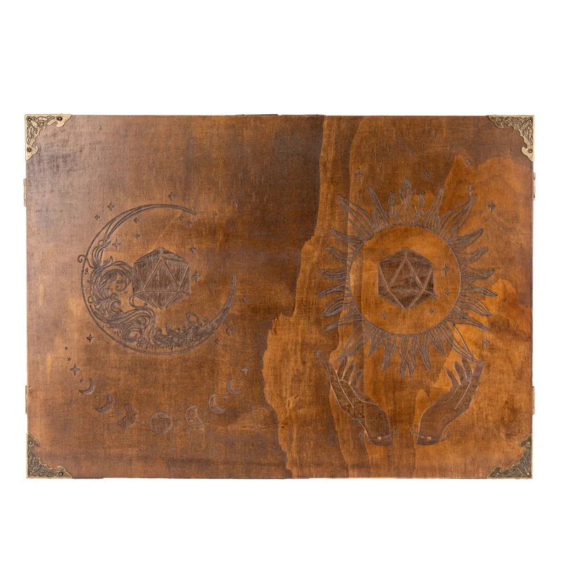 Holz-Spielleiterschirm "Dragon's Gaze"