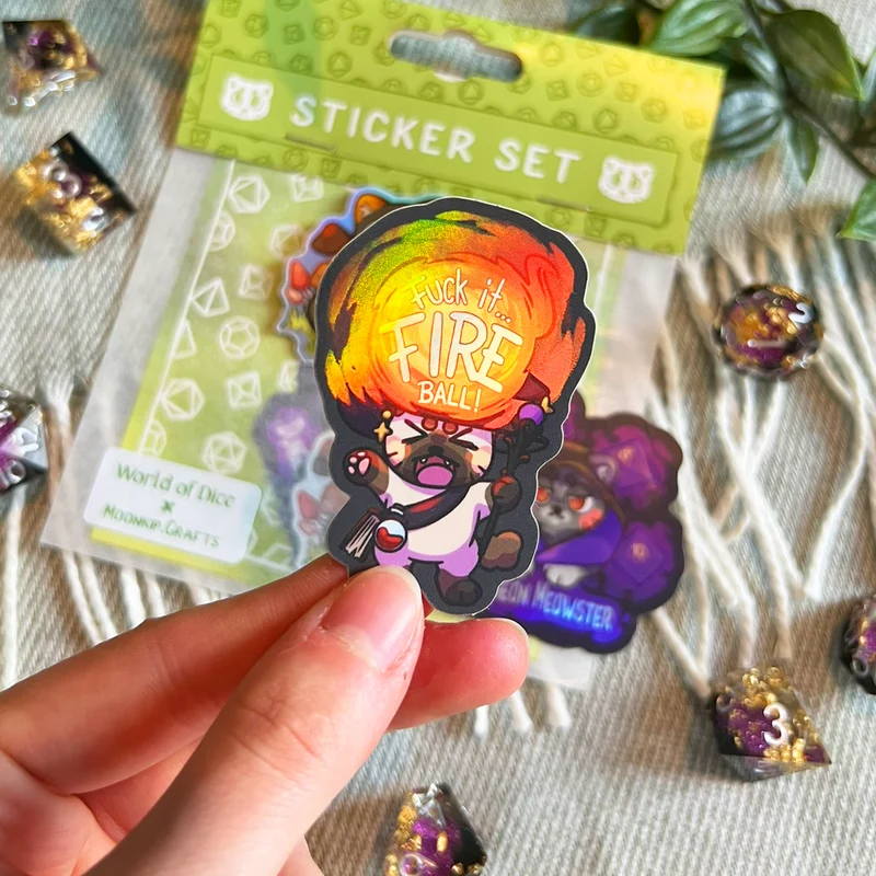 Memes Sticker Set by Moonkip.Crafts