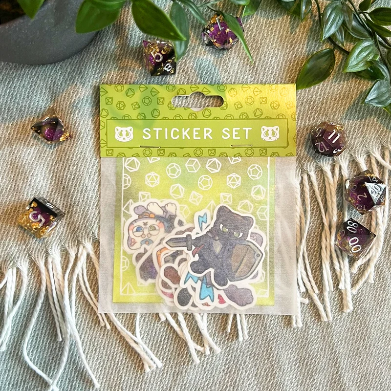 Fantasy Cats Sticker Set by Moonkip.Crafts