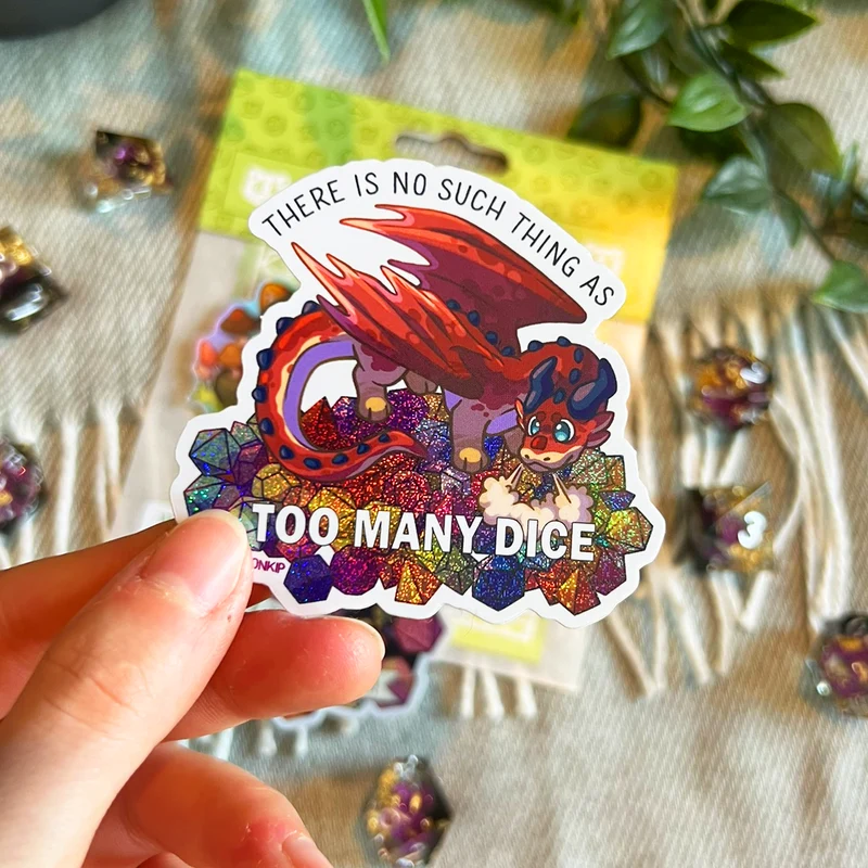 Everything Dice Sticker Set by Moonkip.Crafts