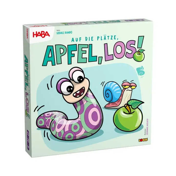 Auf die Äpfel, fertig, los! - Lustiges Kartenlegespiel für Vorschulkinder
