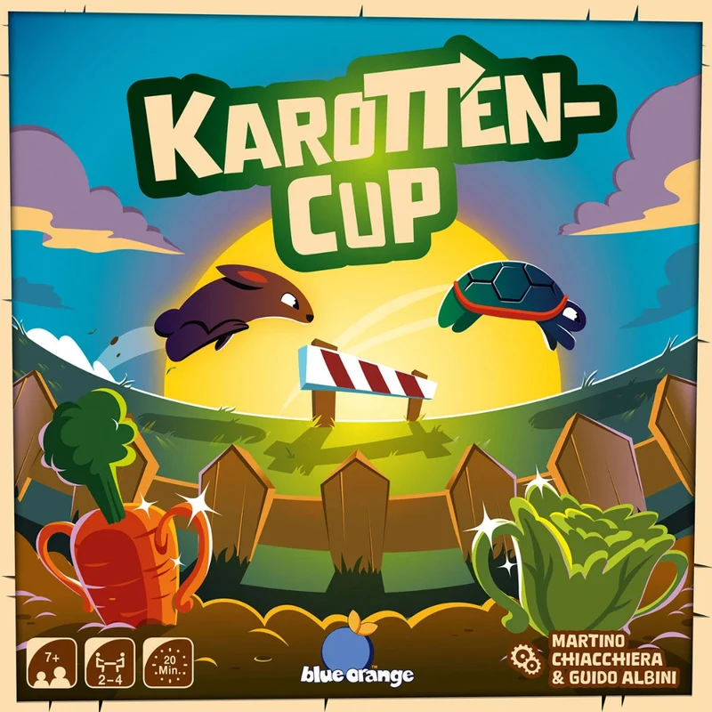 Karotten-Cup - Schnelles Wettlauf Spiel für die ganze Familie