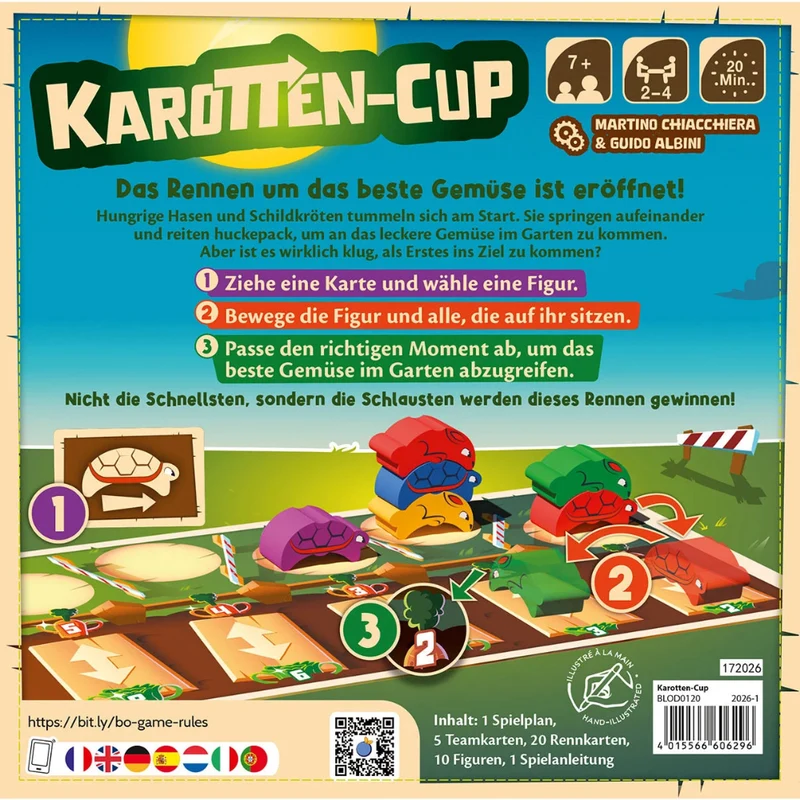 Karotten-Cup - Schnelles Wettlauf Spiel für die ganze Familie