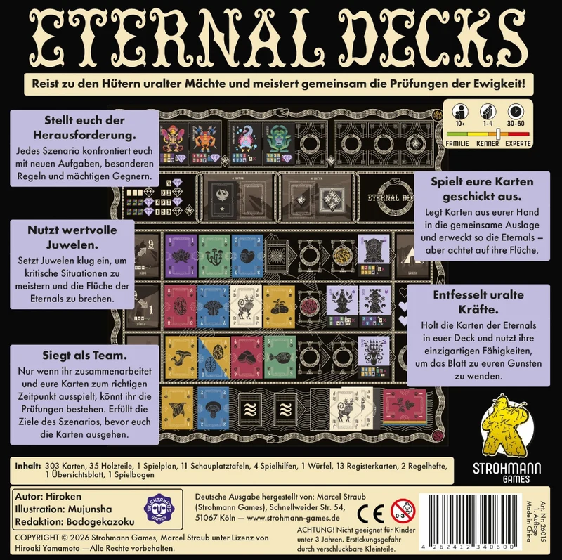 Eternal Decks - Kooperatives knackiges Kartenlegespiel