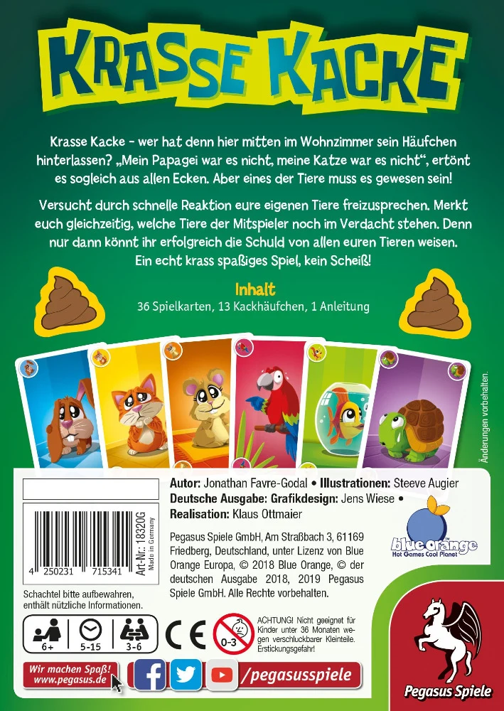 Krasse Kacke - Schnelles Memo-Reaktionsspiel