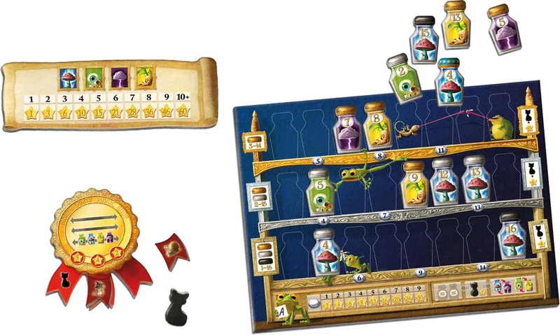 Morty Sorty Magic Shop - Einfach zugängliches Familienspiel