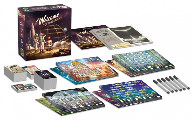 Welcome to the Moon - Das erste Flip 'n' Write Kampagnenspiel