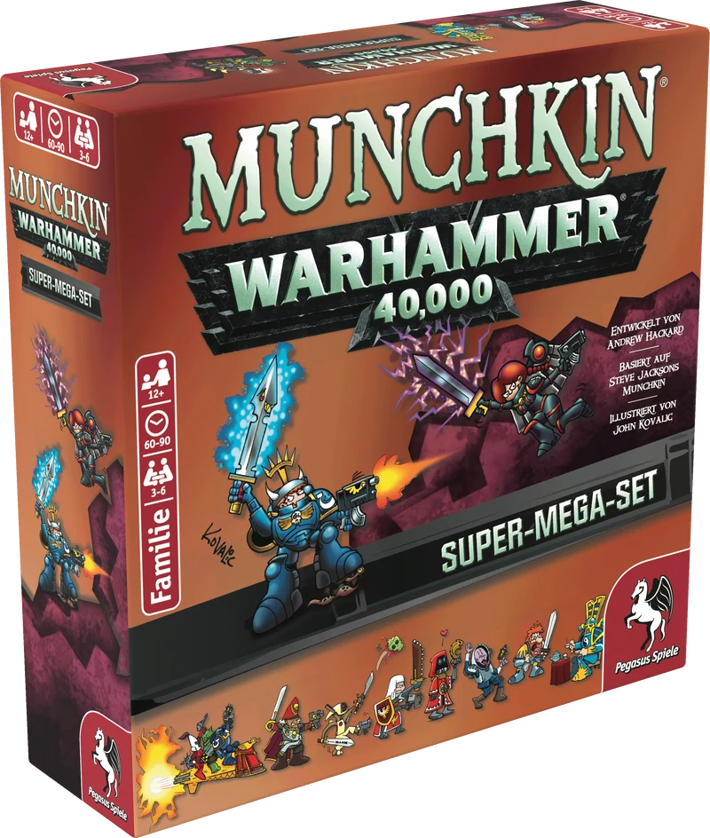 Munchkin Warhammer 40K Super Mega Set, deutsch