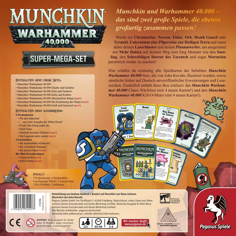 Munchkin Warhammer 40K Super Mega Set, deutsch