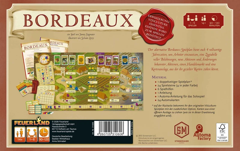 Bordeaux - Viticulture, deutsch (Erw.)