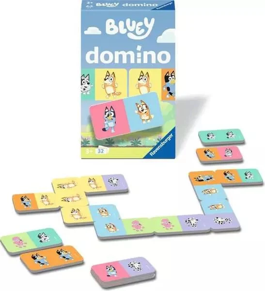 Bluey Domino - Reisespiel