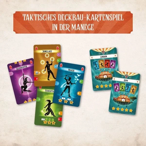Der Wanderzirkus Deckbauspiel